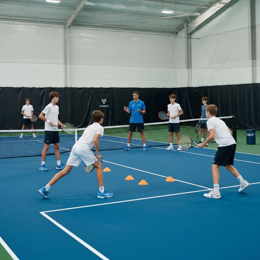 Tennis training at Hero Academy